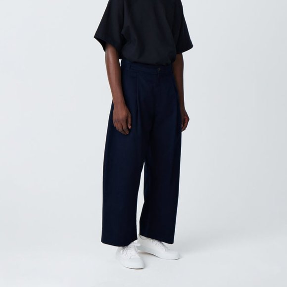 Studio Nicholson navy Sorte pants/trousers, size L - Picture 2 of 10